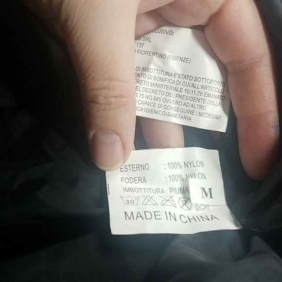 Klandestine Black Long Puffer Down Coat - Picture 4 of 5